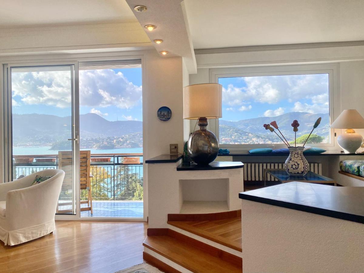 Welcome Riviera - Paradiso 12-Ultimo Restauro Nel 2025-Vista Mare Stupenda-Balcone Con Vista Meravigliosa Piu' Terrazza Solarium Sovrastante Di 70 Mq Esterna Rapallo Esterno foto