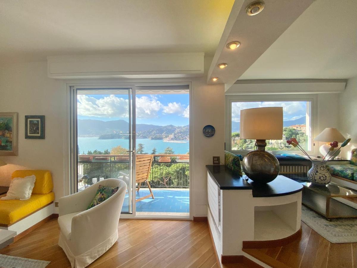 Welcome Riviera - Paradiso 12-Ultimo Restauro Nel 2025-Vista Mare Stupenda-Balcone Con Vista Meravigliosa Piu' Terrazza Solarium Sovrastante Di 70 Mq Esterna Rapallo Esterno foto