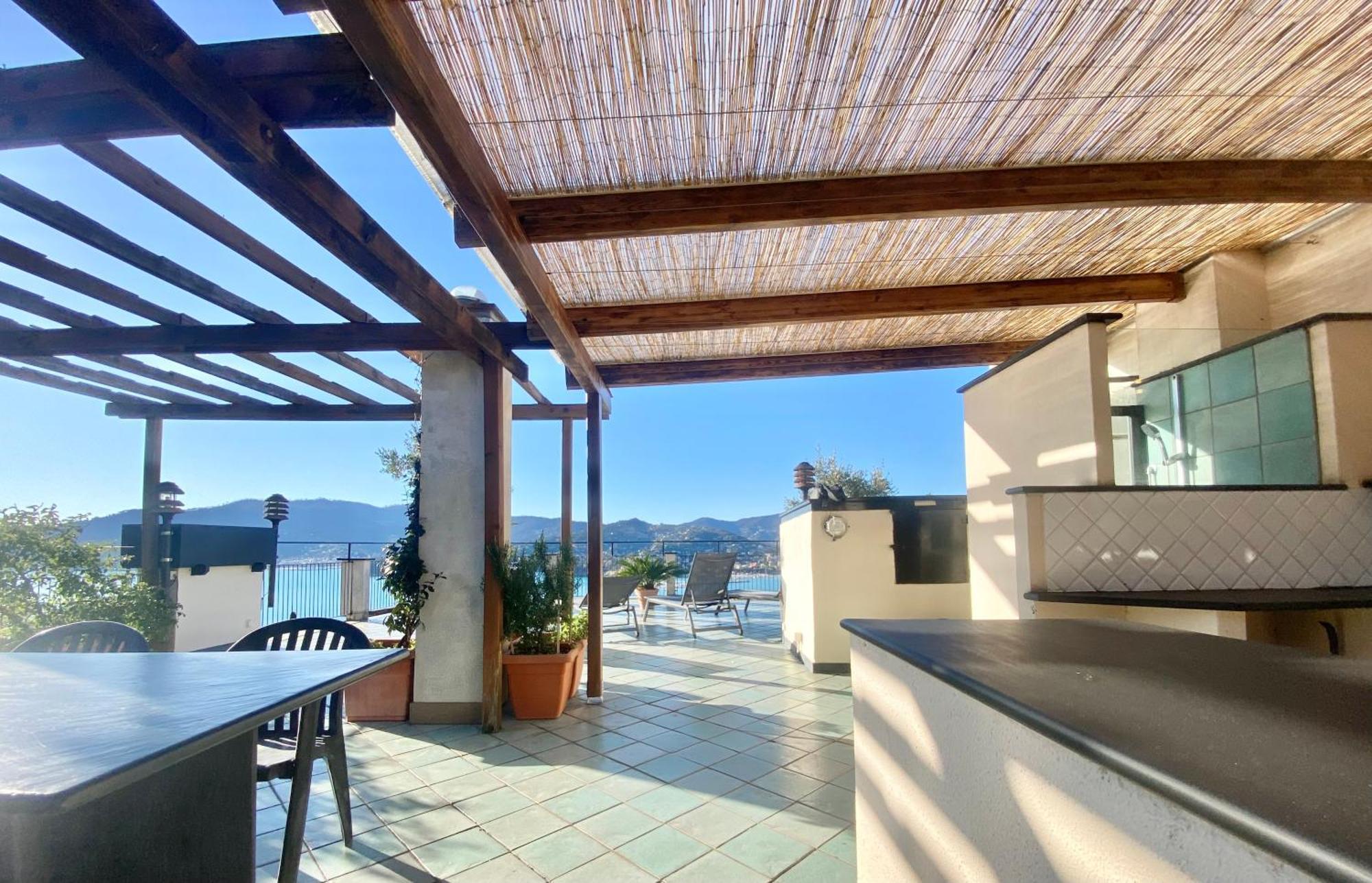 Welcome Riviera - Paradiso 12-Ultimo Restauro Nel 2025-Vista Mare Stupenda-Balcone Con Vista Meravigliosa Piu' Terrazza Solarium Sovrastante Di 70 Mq Esterna Rapallo Esterno foto