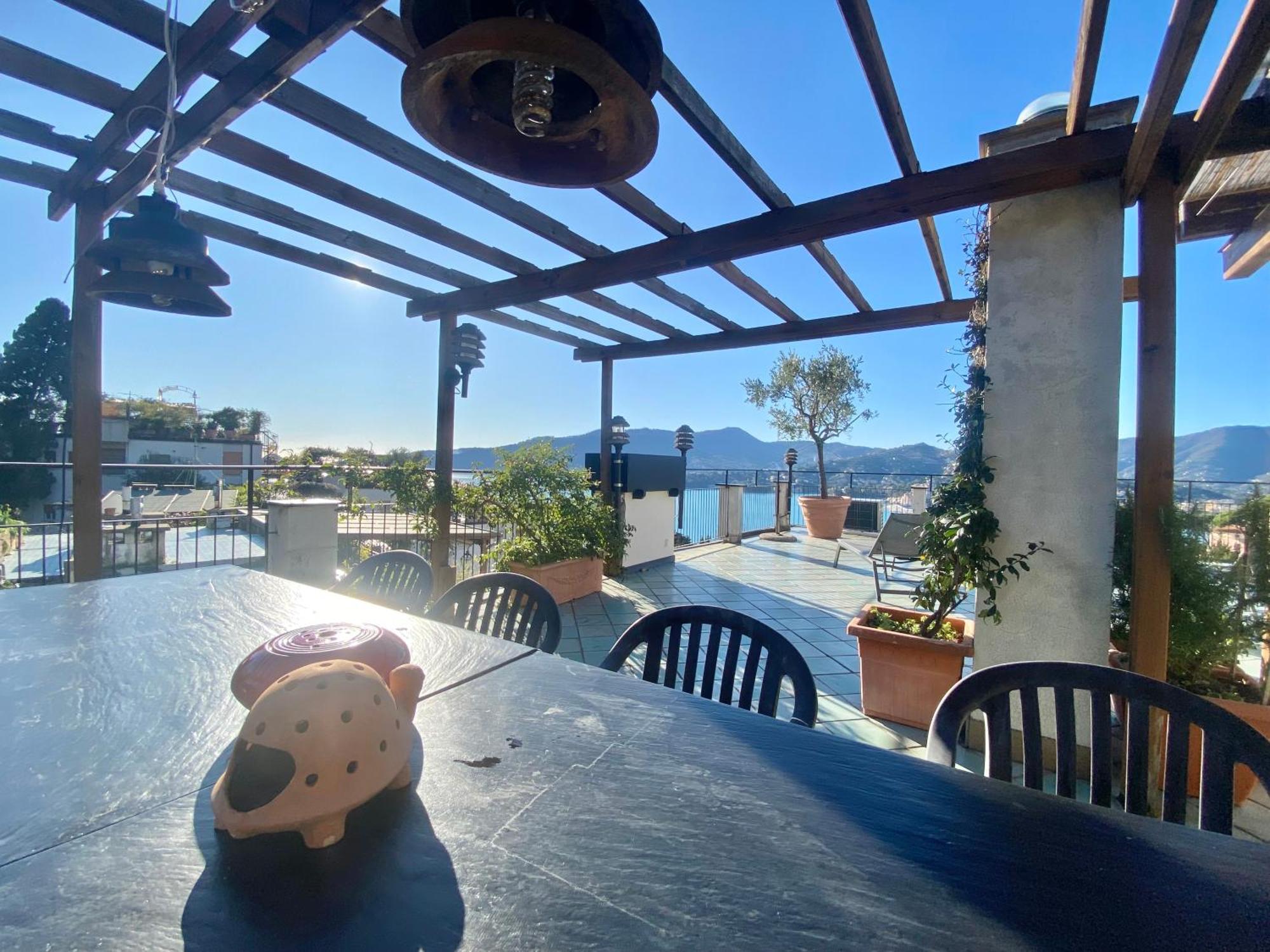 Welcome Riviera - Paradiso 12-Ultimo Restauro Nel 2025-Vista Mare Stupenda-Balcone Con Vista Meravigliosa Piu' Terrazza Solarium Sovrastante Di 70 Mq Esterna Rapallo Esterno foto